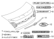 Ford Police Interceptor Sedan Emblem Diagram - AG1Z-5442528-A