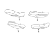 Ford Escape Dome Light Diagram - CJ5Z-13776-GC