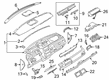 2018 Lincoln Navigator Steering Column Cover Diagram - JL7Z-7804459-AD