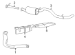 2002 Ford Excursion Exhaust Pipe Diagram - F81Z-6N646-AA