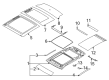 Lincoln Sunroof Diagram - LJ7Z-54500A18-A