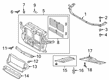 Ford Explorer Radiator Support Diagram - L1MZ-16138-J