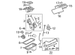 2003 Ford Explorer Engine Cover Diagram - 2L2Z-6A949-AA