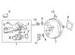 2016 Ford Edge Brake Booster Diagram - F2GZ-2005-F