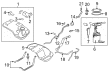 2011 Ford Escape Fuel Filler Hose Diagram - CL8Z-9034-B