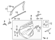 Lincoln MKC Door Moldings Diagram - EJ7Z-7800014-AC