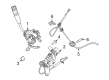 Ford F-350 Super Duty Shift Cable Diagram - 7C3Z-7E395-C