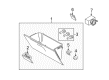 2009 Ford F-350 Super Duty Glove Box Diagram - 8C3Z-2506024-AC