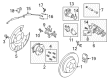 2018 Lincoln MKC Brake Backing Plate Diagram - EJ7Z-2C028-A