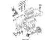 1987 Ford Aerostar Timing Cover Gasket Diagram - E8ZZ6020A