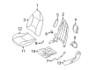 2003 Ford Escape Seat Cushion Diagram - YL8Z7864810CA