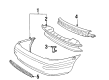 Ford Contour Bumper Diagram - F8RZ-17906-AA