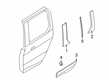 2015 Ford Transit Connect Door Moldings Diagram - DT1Z-6129077-AB