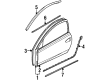 Mercury Cougar Door Seal Diagram - F8RZ-6321452-AA