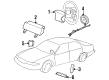 2001 Mercury Cougar Air Bag Sensor Diagram - F8RZ-14B321-KA