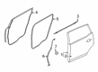 2016 Lincoln MKT Weather Strip Diagram - AE9Z-7428125-A