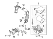 2016 Ford Focus Air Duct Diagram - G1FZ-9C623-A