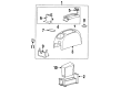 2000 Mercury Villager Glove Box Diagram - F58Z1606010B