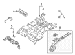 Ford Focus Muffler Hanger Straps Diagram - YS4Z-5A204-FA