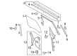 Ford Bronco Window Run Diagram - M2DZ-9821596-C