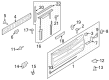 Ford F-150 Lightning Tailgate Latch Diagram - HC3Z-9943170-A