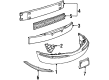 2000 Lincoln Continental Bumper Diagram - F8OZ-17D957-AA