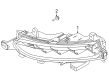 Lincoln Corsair Fog Light Diagram - LJ7Z-15200-B