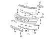 Ford Explorer License Plate Diagram - 1L2Z-17A385-DAA