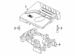 2021 Ford Escape Engine Cover Diagram - JX6Z-6A949-B