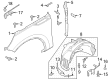 2022 Ford Explorer Wheelhouse Diagram - LB5Z-16G555-B