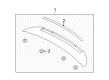 Ford Mustang Spoiler Diagram - AR3Z-6344210-BB