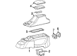 1998 Mercury Sable Center Console Base Diagram - F8DZ5404567AAC