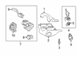 2019 Ford Ranger Steering Column Cover Diagram - KB3Z-3530-AA