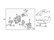 2019 Lincoln MKC Steering Column Cover Diagram - EJ7Z-3530-AA