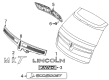 2016 Lincoln MKT Emblem Diagram - AE9Z-7442528-D