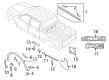 2017 Ford F-350 Super Duty Mud Flaps Diagram - HC3Z-16A550-CB