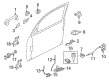 2003 Ford Escape Door Check Diagram - YL8Z-7823552-AA