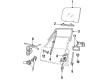 Lincoln Town Car Window Regulator Diagram - E8VY-5423209-B