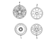 2000 Mercury Sable Spare Wheel Diagram - YF4Z-1007-BA