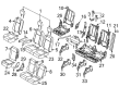 2018 Ford Transit-350 HD Seat Cushion Diagram - CK4Z-9966800-AG