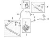 2012 Ford Edge Power Steering Reservoir Diagram - CT4Z-3E764-A