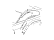 2000 Ford Mustang Weather Strip Diagram - XR3Z-6351822-AA