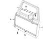 1996 Ford F-150 Door Moldings Diagram - XC3Z-1520878-PTM