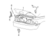 Ford Mustang Liftgate Hinge Diagram - F4ZZ-6342700-A