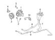 2001 Lincoln LS Power Steering Reservoir Diagram - XW4Z-3E764-AA