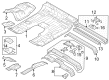 2017 Ford F-250 Super Duty Rear Crossmember Diagram - FL3Z-1610624-C