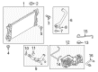 2015 Lincoln Navigator Radiator Diagram - CL3Z-8005-A