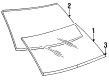 Ford Explorer Windshield Diagram - F1TZ-7803100-A