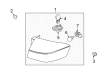 Ford Focus Tail Light Diagram - 8S4Z-13405-D