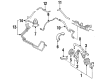 1993 Ford Probe Power Steering Hose Diagram - F32Z3691A